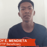 Andy E. Mendieta | One of the FTP beneficiary